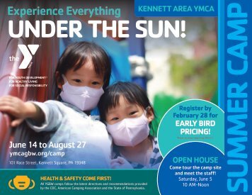 Kennett Area YMCA Summer Camp Guide - 2021