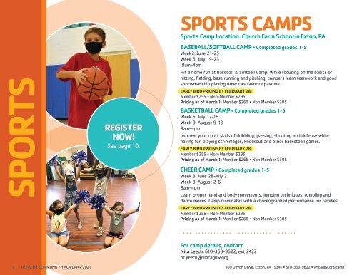 Lionville Community YMCA Summer Camp Guide - 2021