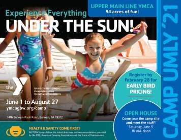 Upper Main Line YMCA Summer Camp Guide