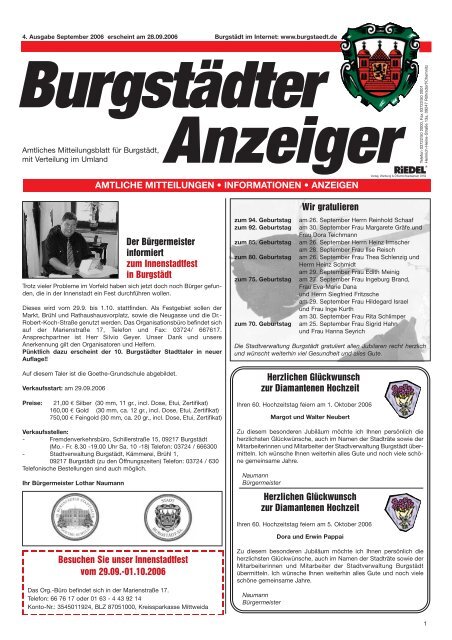 Burgstädter Anzeiger