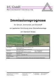 Immissionsprognose - Gemeinde Nuthe-Urstromtal