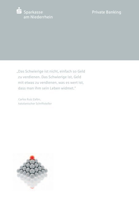 flyer private banking.v1.indd - Sparkasse am Niederrhein