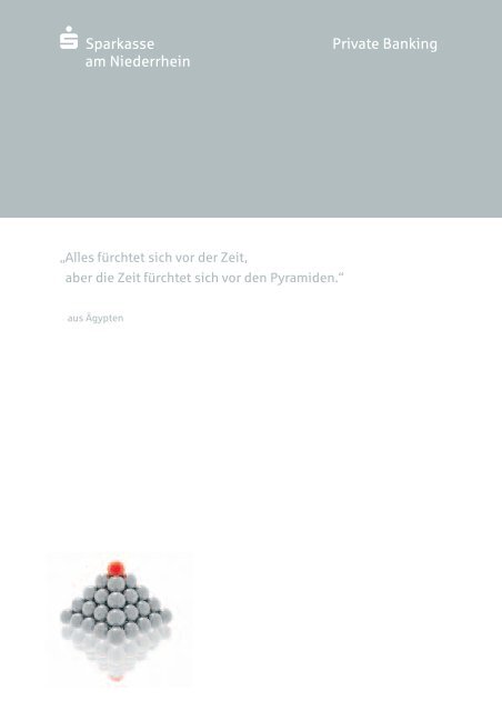 flyer private banking.v1.indd - Sparkasse am Niederrhein