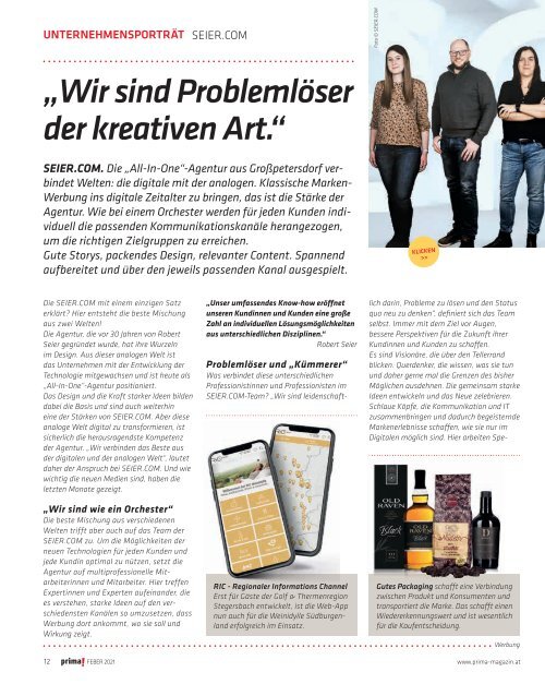 Prima Magazin - Ausgabe Februar 2021