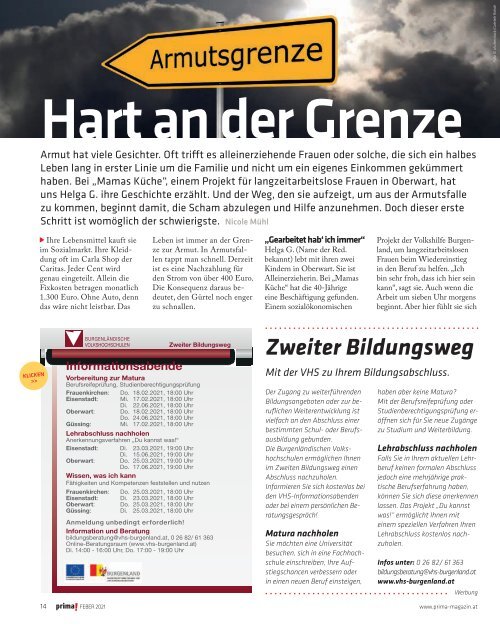 Prima Magazin - Ausgabe Februar 2021