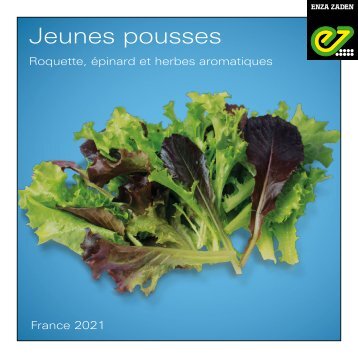 Catalogue Jeunes-pousses, roquette, épinard et aromatiques - 2021