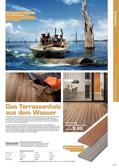 Gartenkatalog 2021 - Holz im Garten - i&M - Sortiment - Thyssen - Akzo