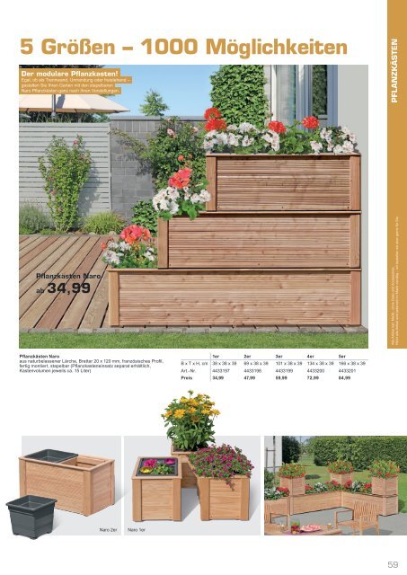 Gartenkatalog 2021 - Holz im Garten - i&M - Sortiment - Thyssen - Akzo