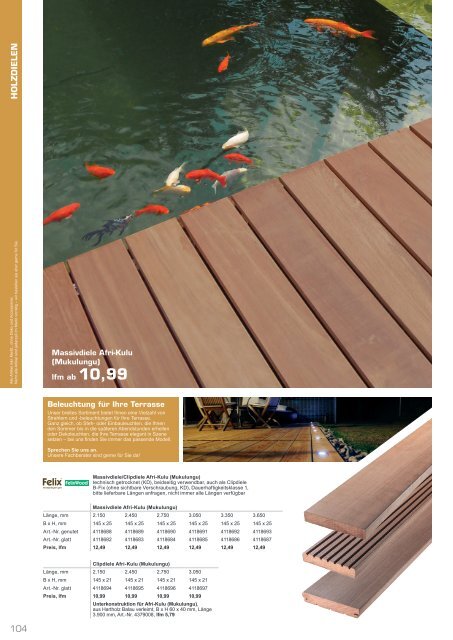 Gartenkatalog 2021 - Holz im Garten - i&M - Sortiment - Thyssen - Alpina