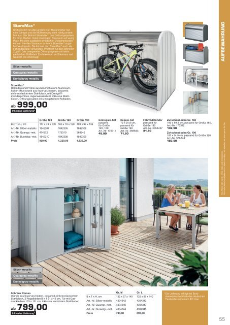 Gartenkatalog 2021 - Holz im Garten - i&M - Sortiment - Thyssen - Alpina