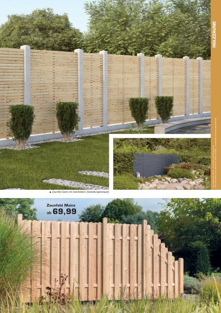 Gartenkatalog 2021 - Holz im Garten - i&M - Sortiment - Thyssen - Alpina