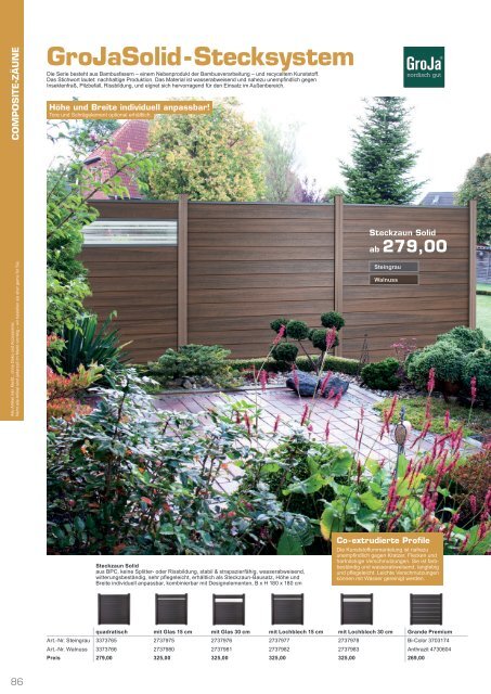 Gartenkatalog 2021 - Holz im Garten - i&M - Sortiment - Thyssen - Alpina