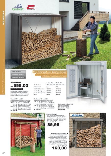 Gartenkatalog 2021 - Holz im Garten - i&M - emo - Scobalit - Remmers