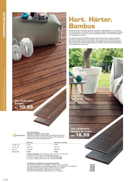 Gartenkatalog 2021 - Holz im Garten - i&M - emo - Thyssen - Bondex