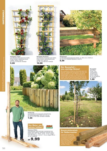 Gartenkatalog 2021 - Holz im Garten - i&M - emo - Thyssen - Bondex