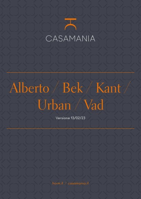 Campionario Alberto-Bek-Kant-Urban-Vad [it]