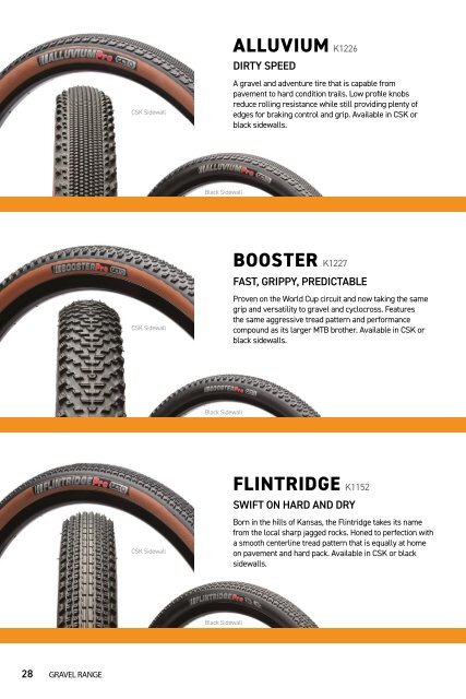 Kenda Bicycle Tire Catalog