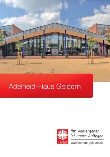 Hausbroschüre Adelheid-Haus Geldern