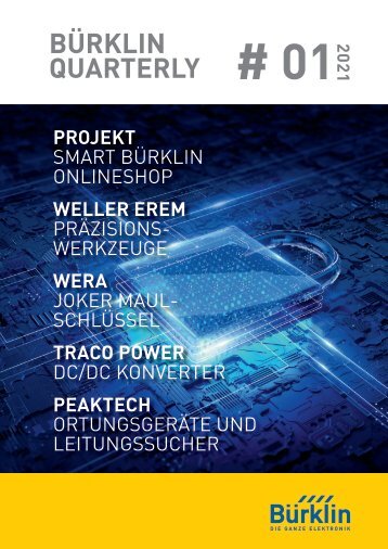Bürklin Elektronik Quarterly # 01 Deutsch
