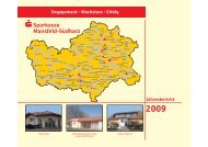 Jahresbericht 2009 - Sparkasse Mansfeld-Südharz