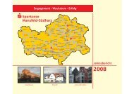 Jahresbericht 2008 - Sparkasse Mansfeld-Südharz