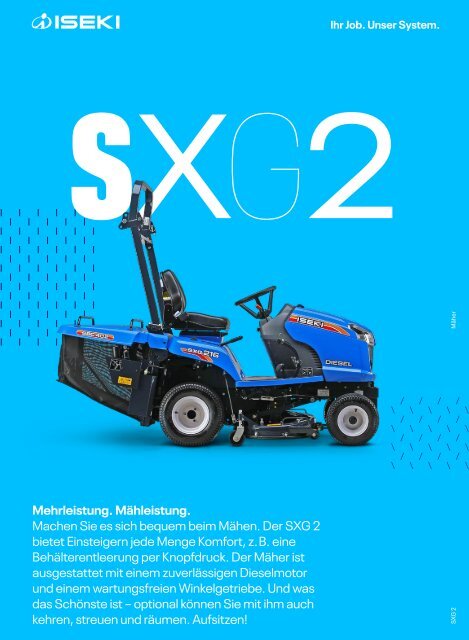 Mähtraktor SXG 216