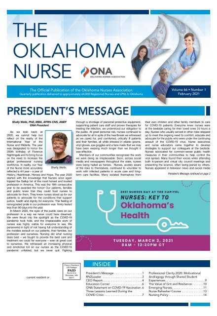 Oklahoma Nurse - February 2021