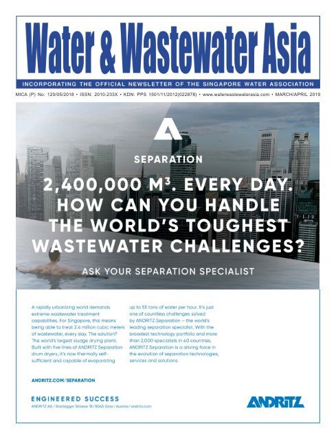 Water & Wastewater Asia March/April 2019