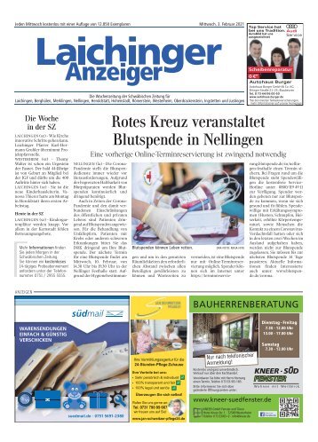 Laichinger Anzeiger 03.02.2021