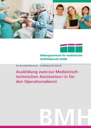 Ausbildung zum/zur Medizinisch- technischen Assistenten - BMH ...