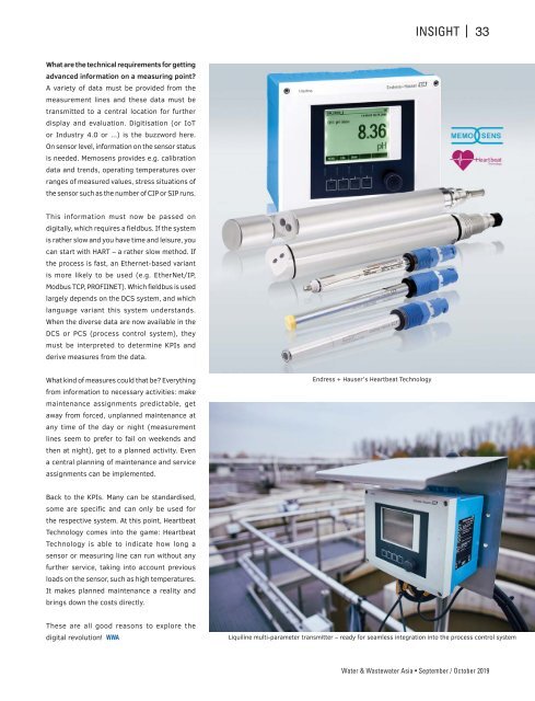 Water & Wastewater Asia September/October 2019