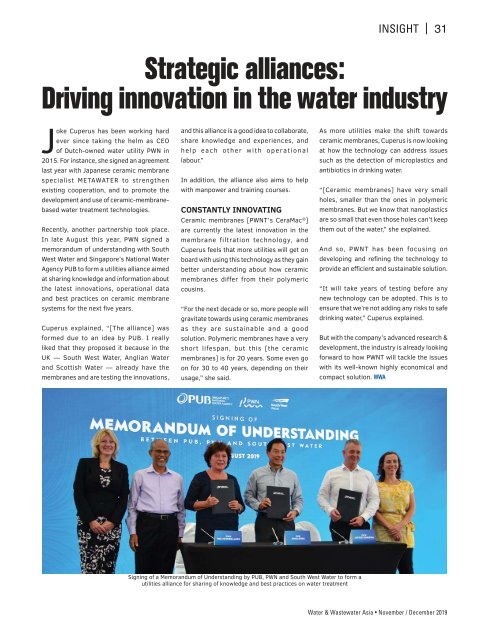 Water & Wastewater Asia November/December 2019