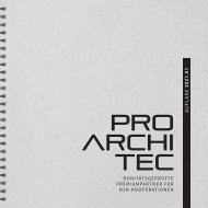 pro ArchiTec - Ausgabe Frühjahr 2021