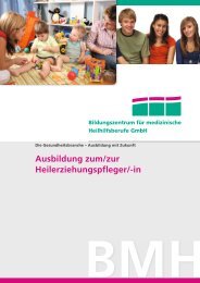 Ausbildung zum/zur Heilerziehungspfleger - BMH Bildungszentrum ...