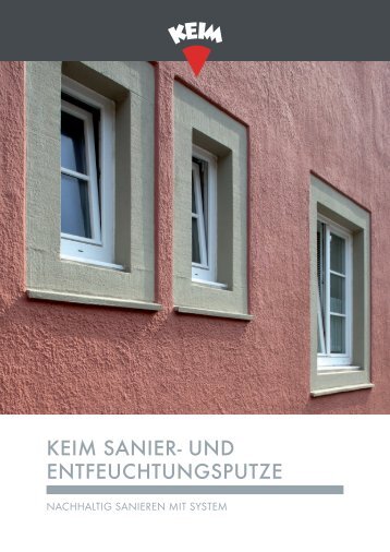 KEIM  Sanier- und Entfeuchtungsputze