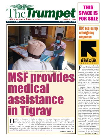 The Trumpet Newspaper Issue 536 (January 13 - 26 2021)