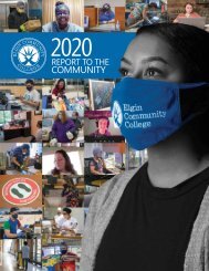 Report to the Community 2020| Elgin Community College