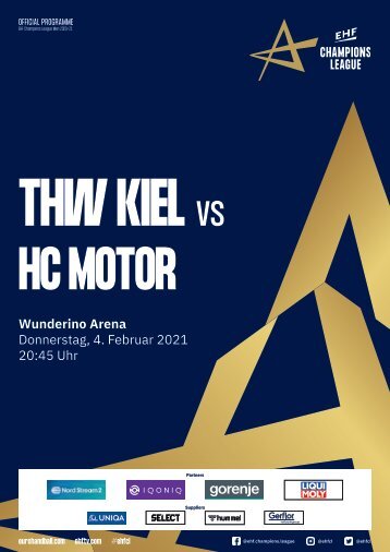 ZEBRA Hallenheft THW Kiel vs. HC Motor am 04.02.2021 in Kiel