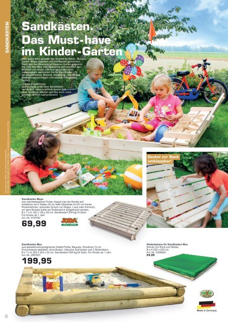 Gartenkatalog 2021 - Holz im Garten - Blatter