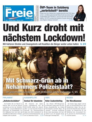 Und Kurz droht mit nächstem Lockdown!