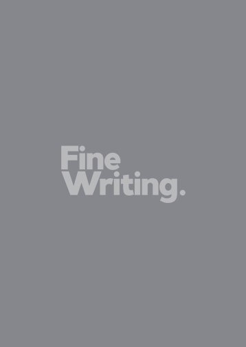 PILOT Fine Writing Katalog