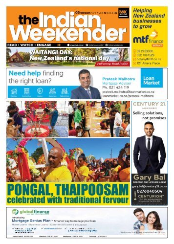 The Indian Weekender, Friday, 05 February 2021