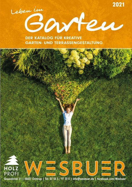 gartenkatalog 2021 holz im garten wesbuer