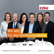 Broschüre CDU Hochtaunus