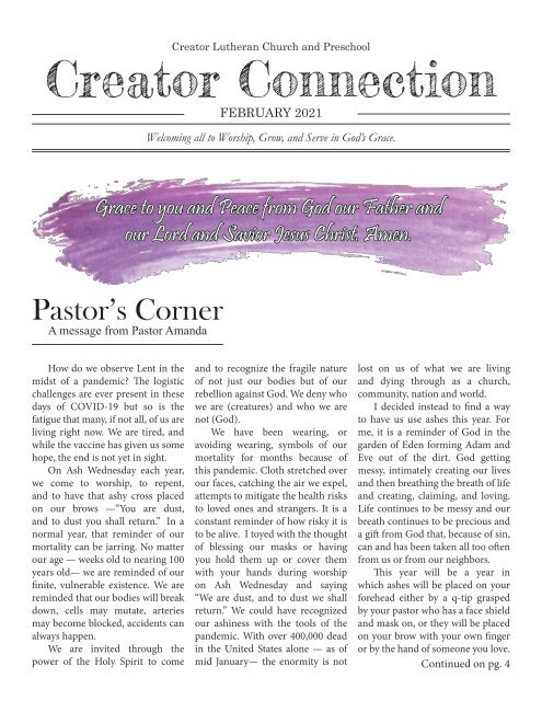 Creator Connection February 2021