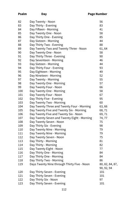 Forty Days with the Psalms