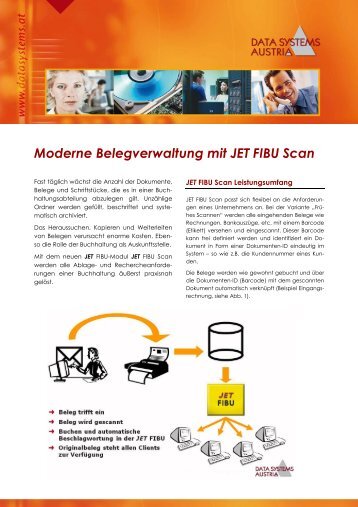 Moderne Belegverwaltung mit JET FIBU Scan - Data Systems Austria