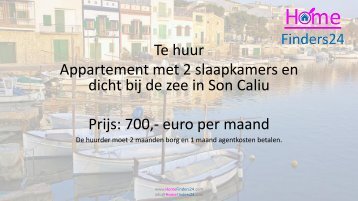 Te huur dit appartement met 2 slaapkamers met een zwembad en dicht bij de zee in Son Caliu. (AP0041)