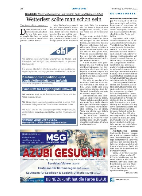 Mittelbadische Presse - Chance 2021