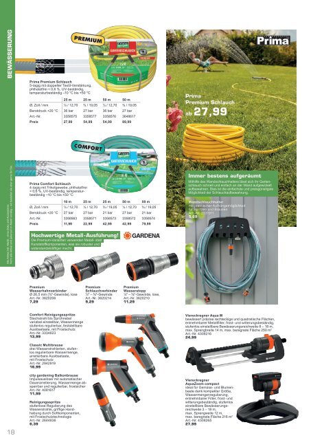 Gartenkatalog 2021 - Gartenpflege - Guede - Gardena - Makita - Atika - Kaercher - Gardena - Bosch- Makita 